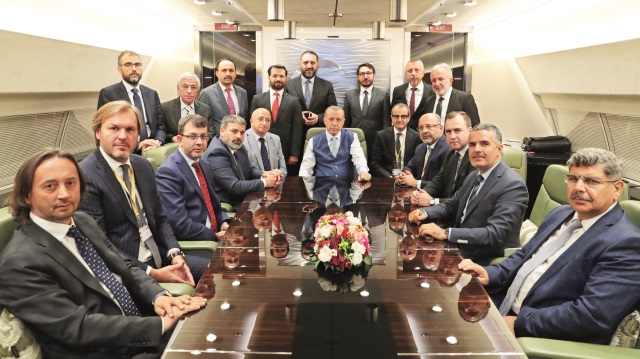 Başkan Erdoğan, Brüksel dönüşü gazetecilerin sorularını yanıtladı