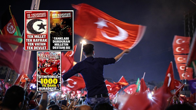 Yeni Şafak, 15 Temmuz'u hafızalardan silmemek için 120 sayfalık 3 özel ek çıkardı.