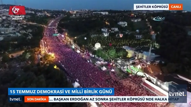 Şehitler Köprüsünde Kuran-ı Kerim tilaveti