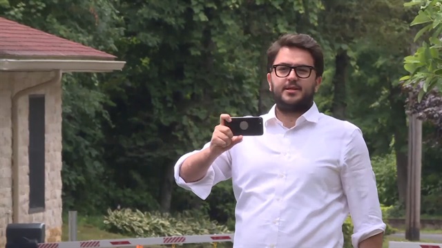 Pensilvanya'da Fetullahçı haine haddini bildiren muhabir!