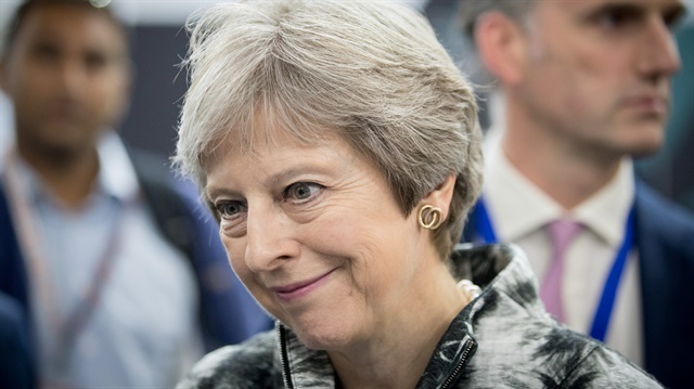 File photo: British Prime Minister Theresa May