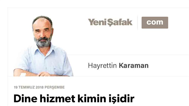 Dine hizmet kimin işidir