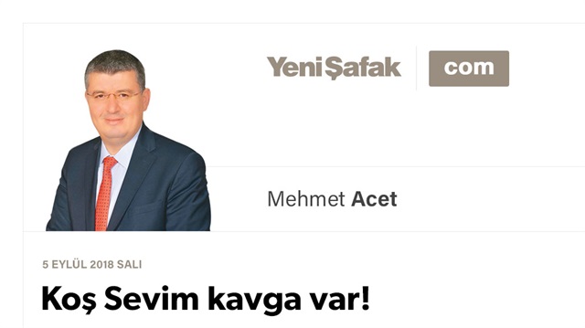 Koş Sevim kavga var!