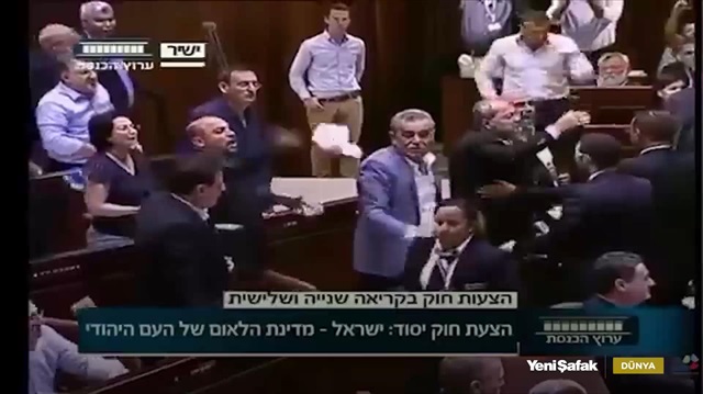 Palestinian deputies rip copy of Israeli Nation-State law