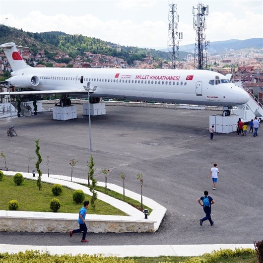 Dev yolcu uçağı Millet Kıraathanesine dönüştü