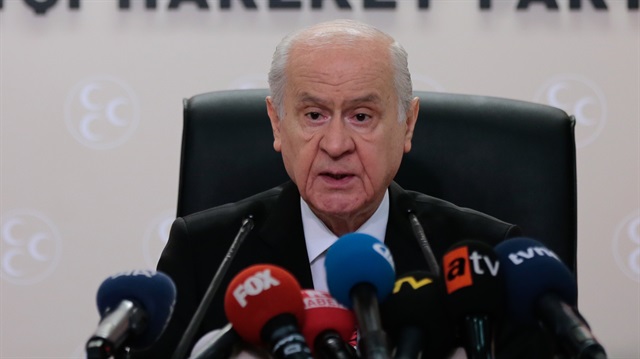 Turkey’s MHP leader Mehmet Bahçeli