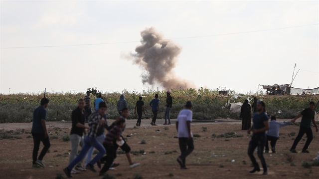 "Great March of Return" demonstrations in Gaza

