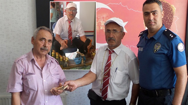 Ayakkabı boyacısı, kaldırımda bulduğu 5 bin Euro'yu sahibine ulaştırdı.