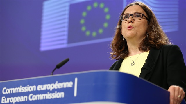 European Union (EU) Trade Commissioner Cecilia Malmstrom  