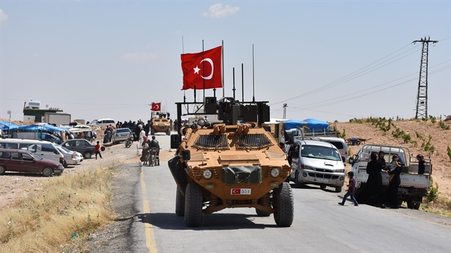 File photo:Turkish army completes 20th round of patrols in the northern Syrian city of Manbij 
