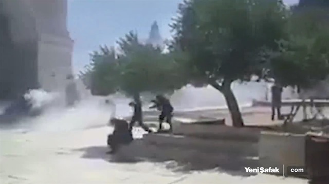 Israeli police attack Muslims at al- Aqsa after Friday prayers