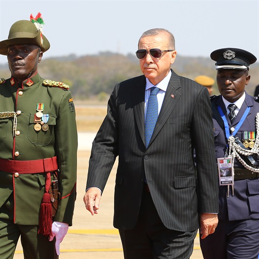 Cumhurbaşkanı Erdoğan Zambiya'da