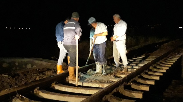 Aydın'da tren kazasını makinistin dikkati önledi