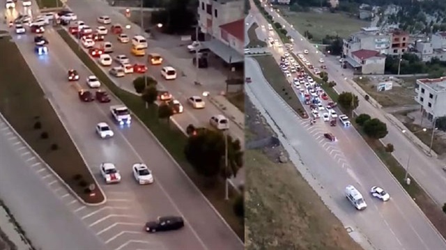Samsun Valiliğinden bu görüntüler üzerine işlem yapıldığı açıklandı.