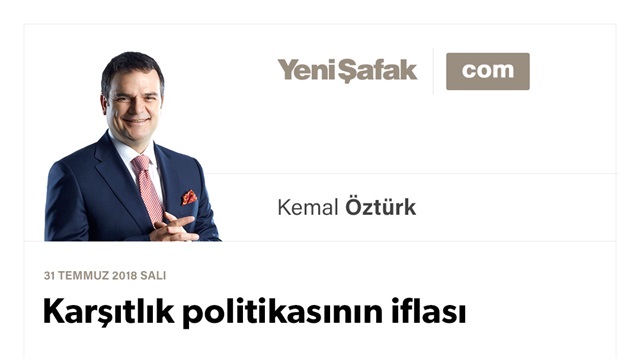 Karşıtlık politikasının iflası