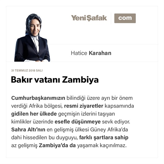 Bakır vatanı Zambiya