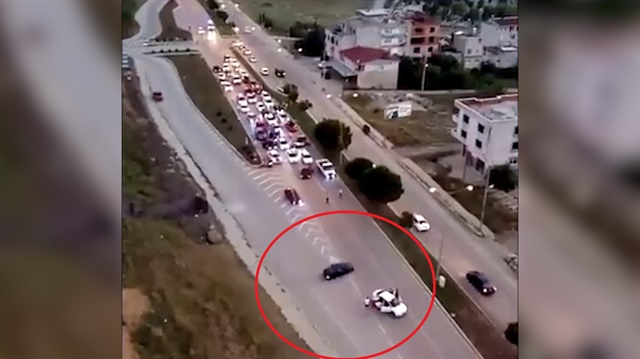 Ambulans trafik magandası yüzünden güzergah değiştirdi