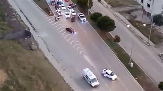 Asker uğurlama konvoyunda trafiği kapatarak drift yapmışlardı.