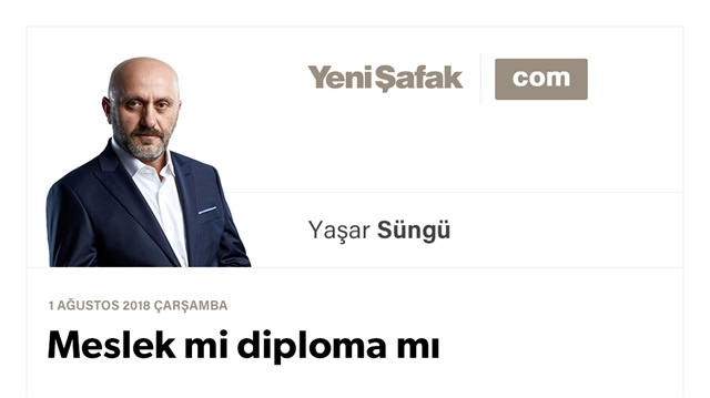 Meslek mi diploma mı