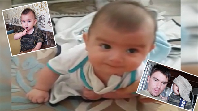 Şehit bebeğin görüntüleri yürekleri parçaladı
