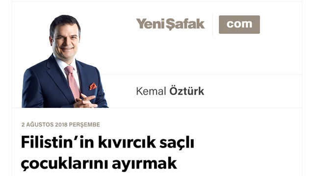 Filistin’in kıvırcık saçlı çocuklarını ayırmak