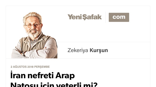 İran nefreti Arap Natosu için yeterli mi?