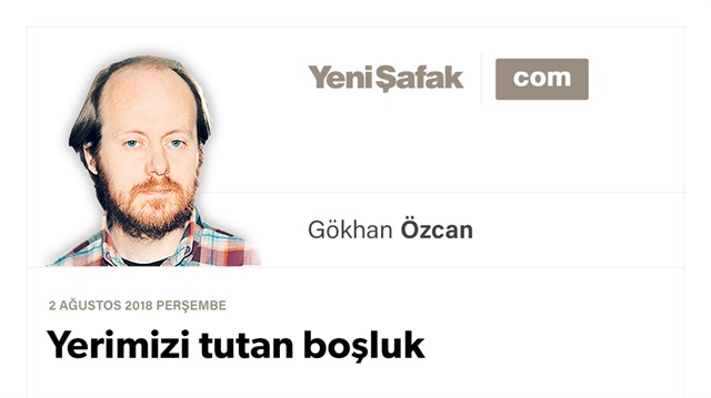 Yerimizi tutan boşluk