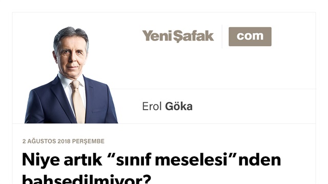 Niye artık “sınıf meselesi”nden bahsedilmiyor?