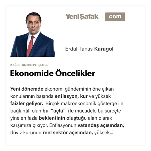 Ekonomide öncelikler