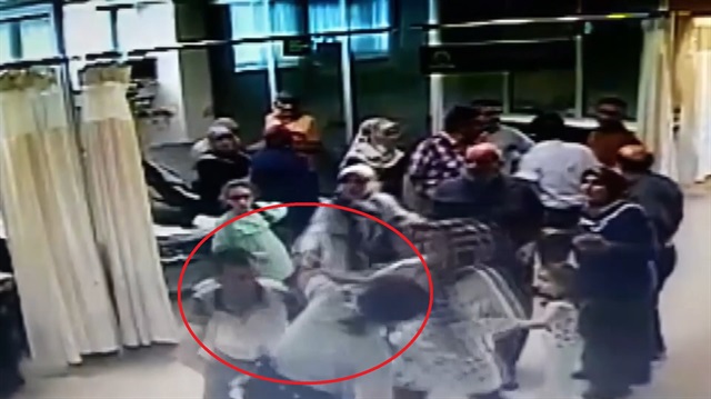 Hasta yakınları kadın güvenlik görevlisini darp etti