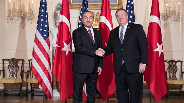 Foreign Minister Mevlüt Çavuşoğlu and his U.S. counterpart Mike Pompeo