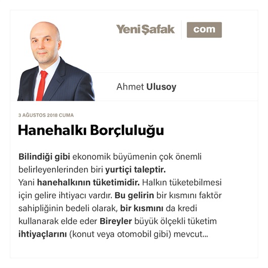 Hanehalkı borçluluğu