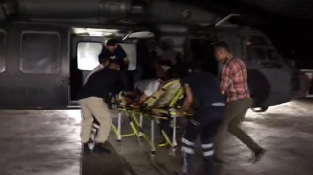 Beyin sarsıntısı geçiren CHPli vekil helikopterle Elazığa sevk edildi