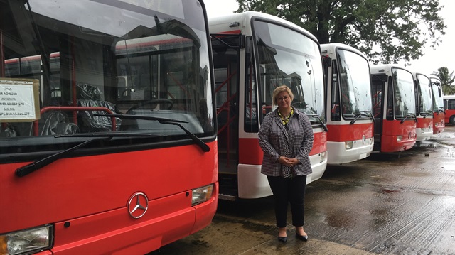 City buses gifted to Guinea start running in Conakry
