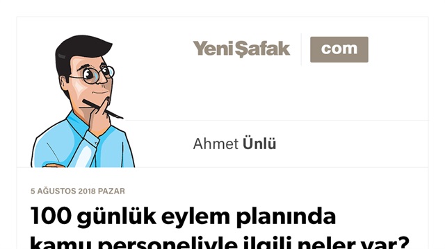 100 günlük eylem planında kamu personeliyle ilgili neler var?
