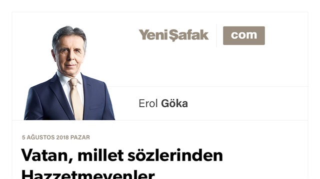 Vatan, millet sözlerinden hazzetmeyenler