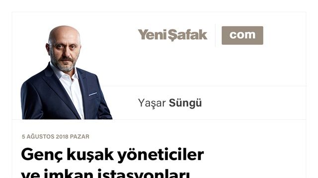 Genç kuşak yöneticiler ve imkan istasyonları