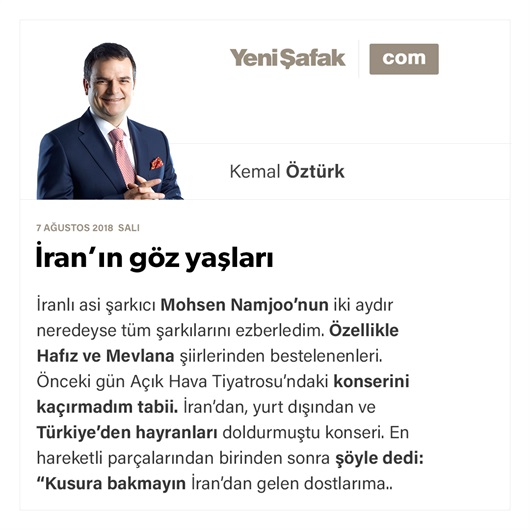 İran’ın göz yaşları