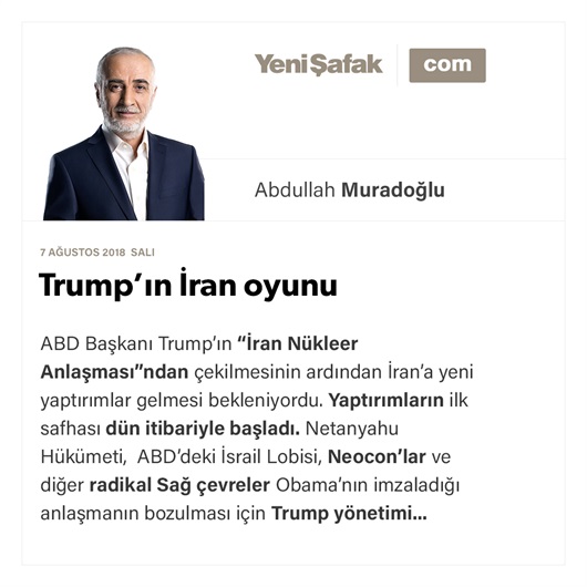 Trump’ın İran oyunu
