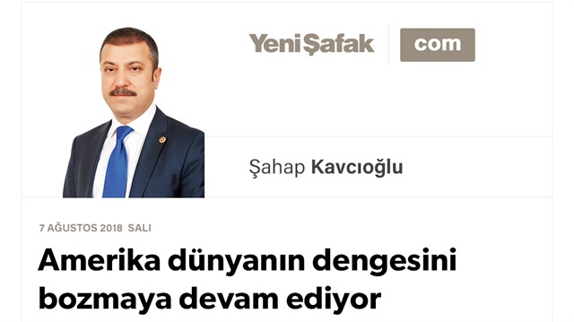 Amerika dünyanın dengesini bozmaya devam ediyor