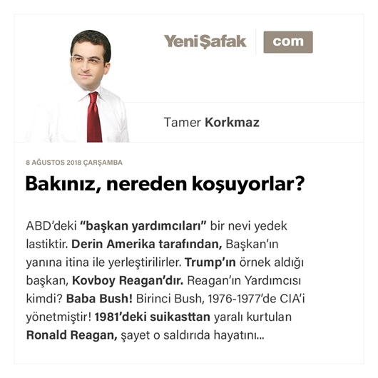 Bakınız, nereden koşuyorlar?