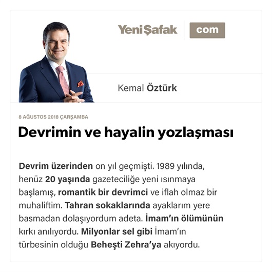 Devrimin ve hayalin yozlaşması