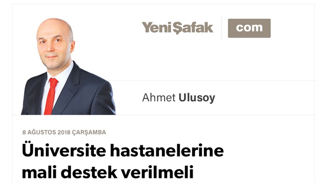 Üniversite hastanelerine mali destek verilmeli