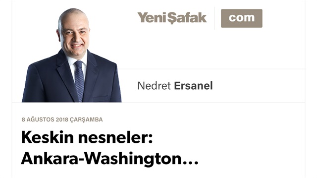 Keskin nesneler: Ankara-Washington...