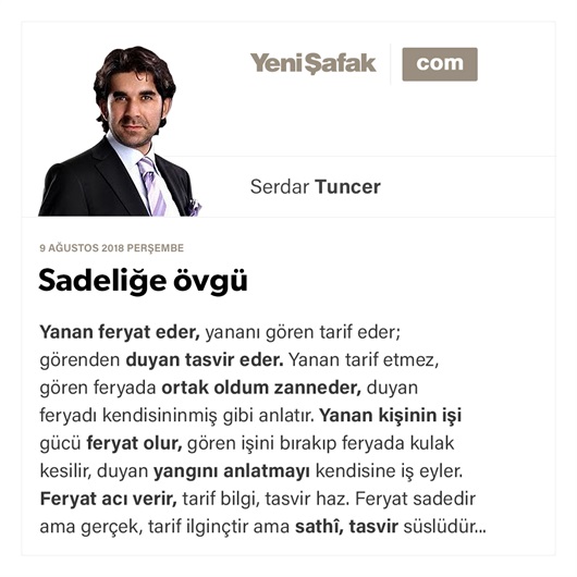 Sadeliğe övgü