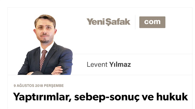 Yaptırımlar, sebep-sonuç ve hukuk