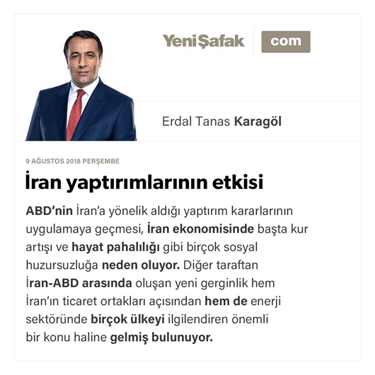 İran yaptırımlarının etkisi
