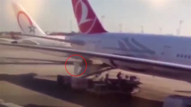 Atatürk Havalimanındaki uçak kazası kamerada