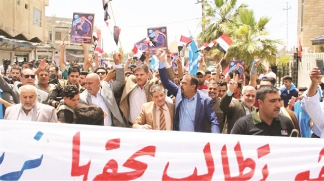 Arşiv: Türkmenler seçimlerde hile olduğunu iddia ederek protesto gösterileri düzenlemişti.