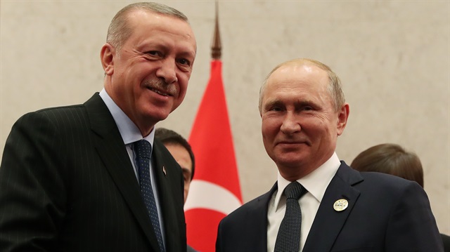 Cumhurbaşkanı Recep Tayyip Erdoğan ve Rusya Devlet Başkanı Vladimir Putin
